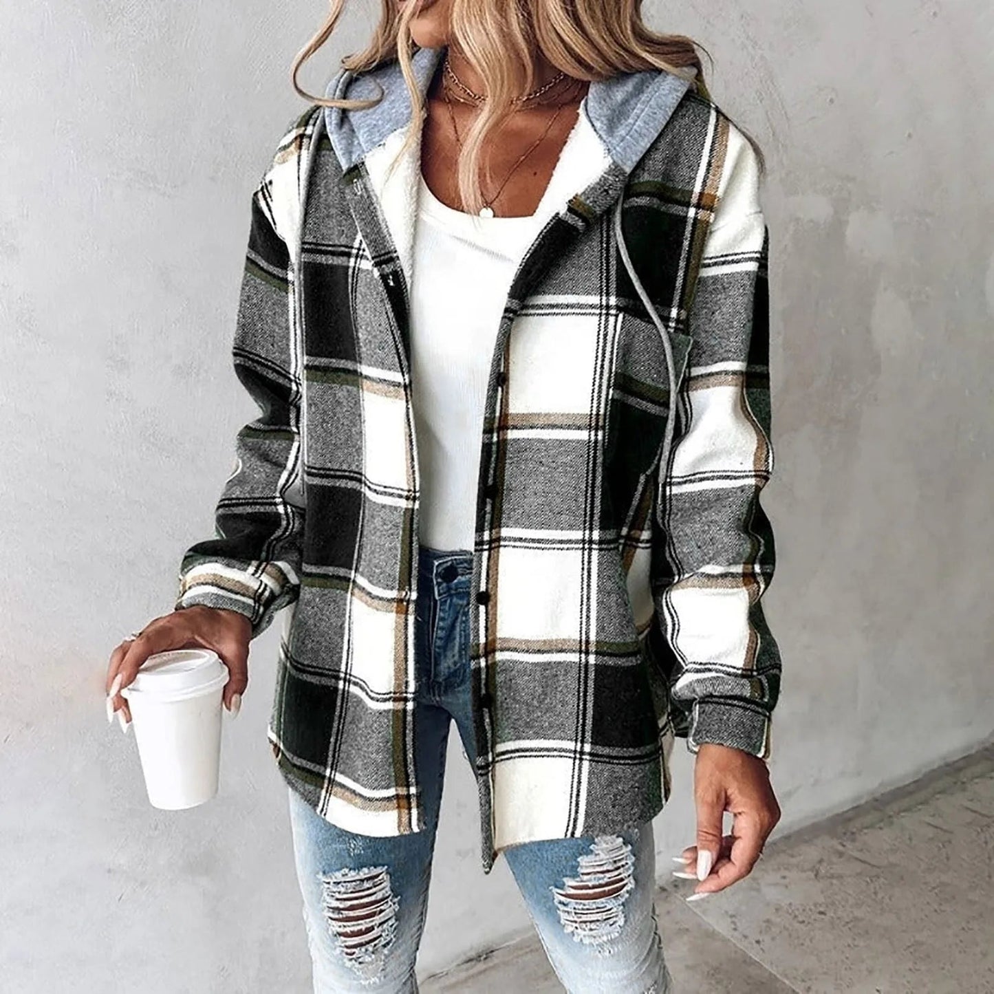 Maja | Aurora Flanelljacka Med Stil Och Komfort