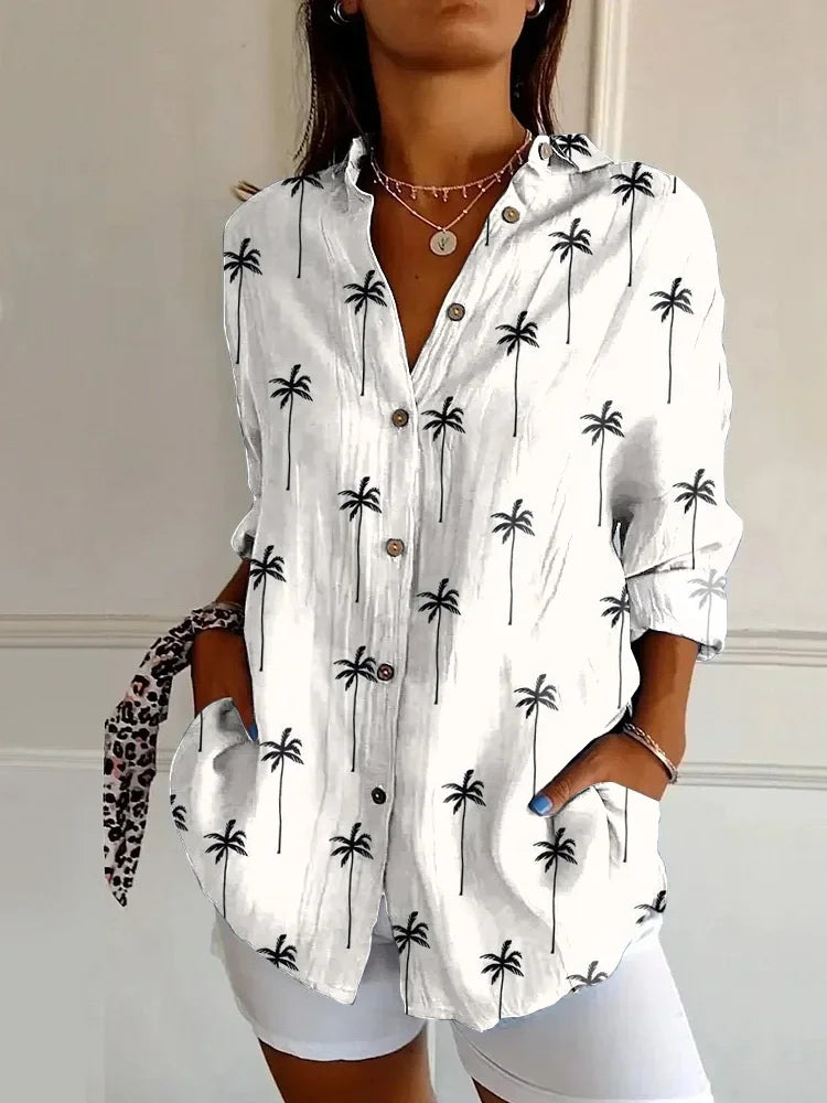 Livia | Tidlösa Elegans – Slanka 3D Designer Skjorta för Casual Stil
