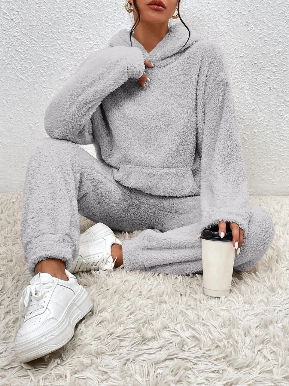 Rut | Fluffigt och mysigt hoodie-set för kvinnor