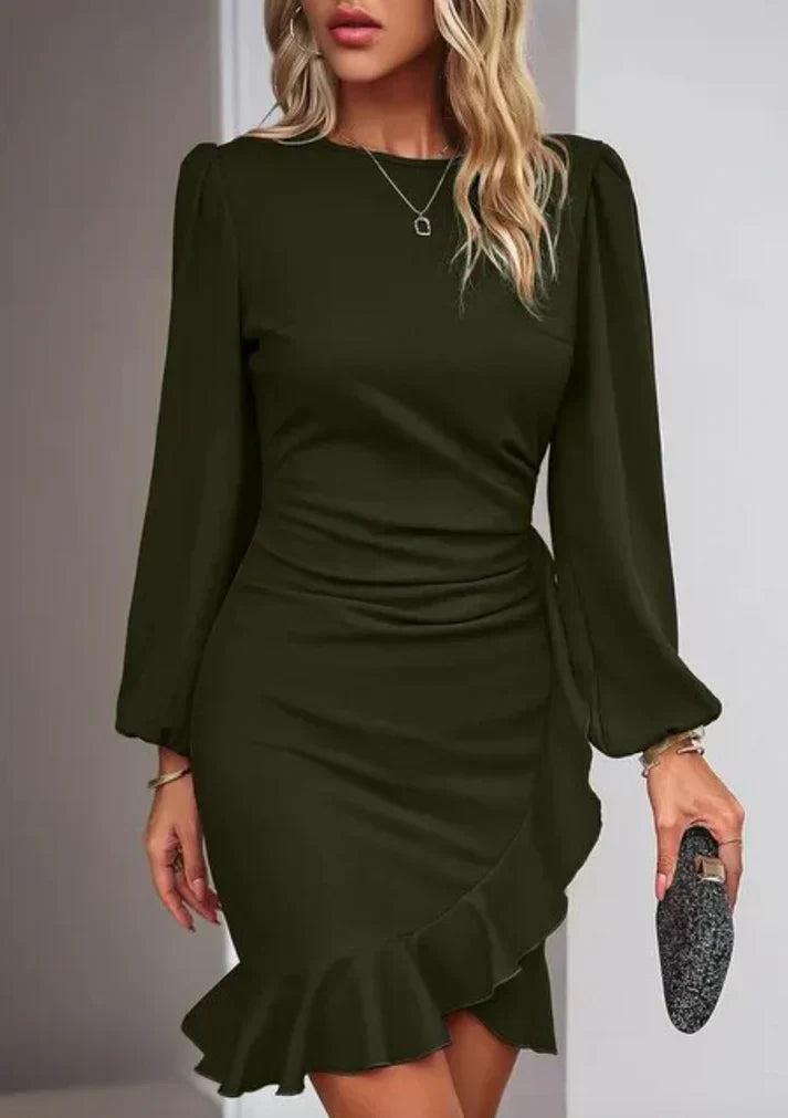 Ranela - Elegantes langärmeliges Kleid