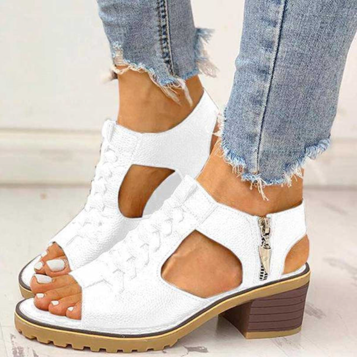 Karen - Ortopediska sandaler med klack