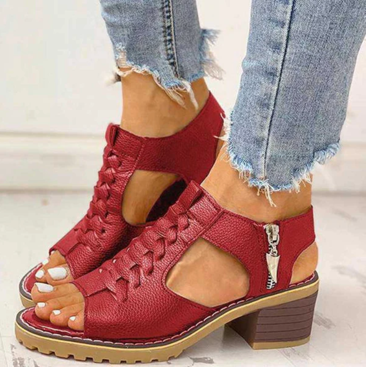 Karen - Ortopediska sandaler med klack