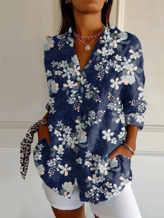 Livia | Tidlösa Elegans – Slanka 3D Designer Skjorta för Casual Stil