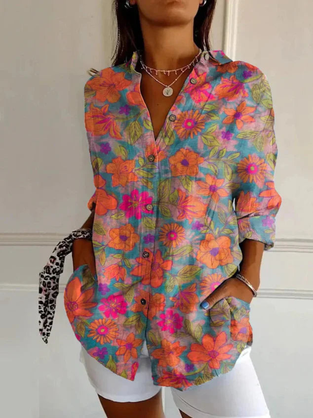 Livia | Tidlösa Elegans – Slanka 3D Designer Skjorta för Casual Stil