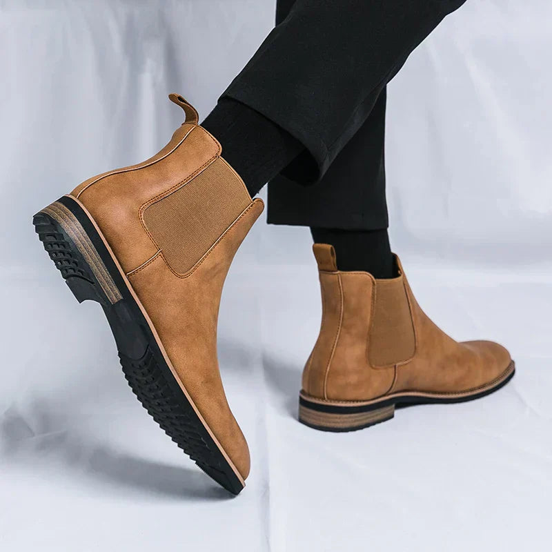 Kristian | Klassiska Chelsea Boots i Äkta Läder