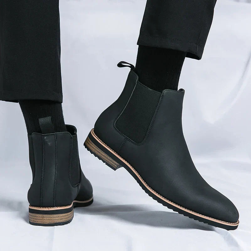 Kristian | Klassiska Chelsea Boots i Äkta Läder
