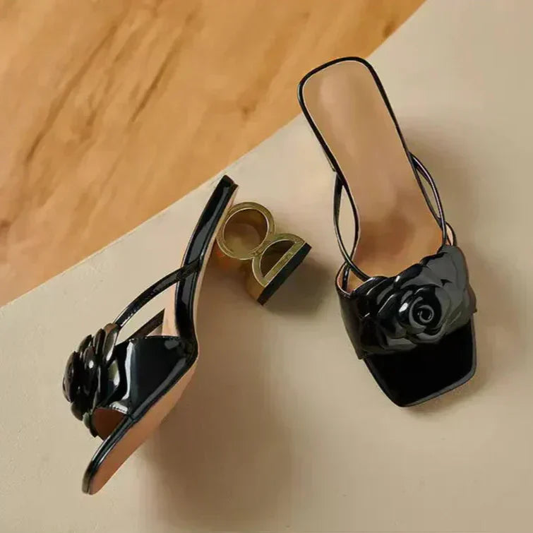 Felicia | Blommiga Sandaler