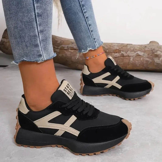 Selina | Ortopediska Komfortsneakers med Halkfri Sula