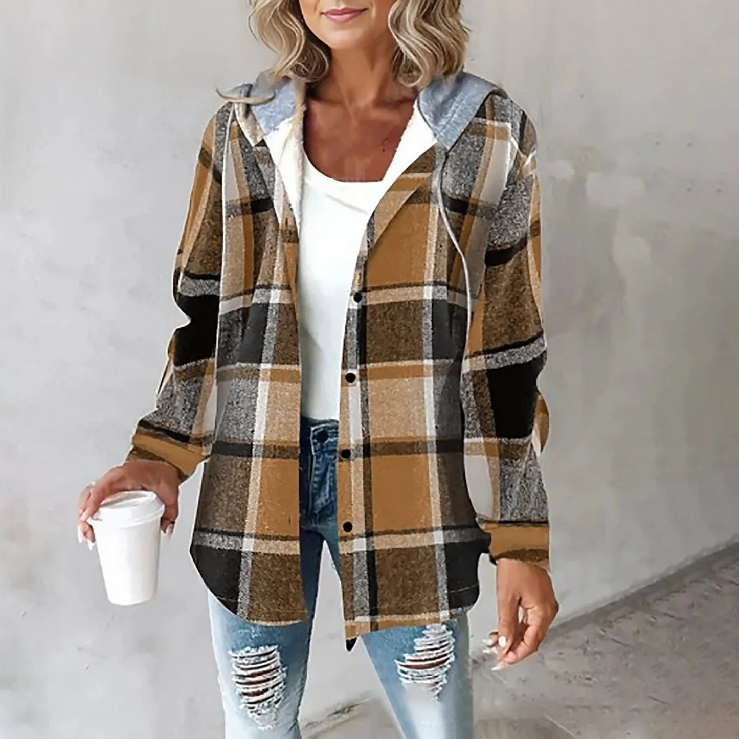 Maja | Aurora Flanelljacka Med Stil Och Komfort