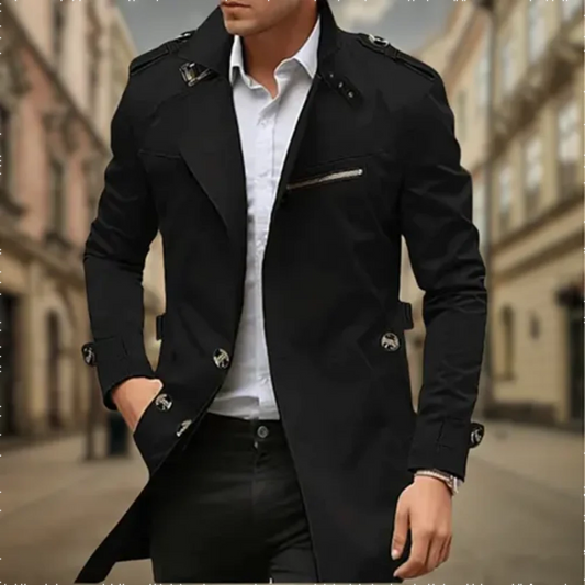 Leon | Klassisk Trenchcoat För Herrar