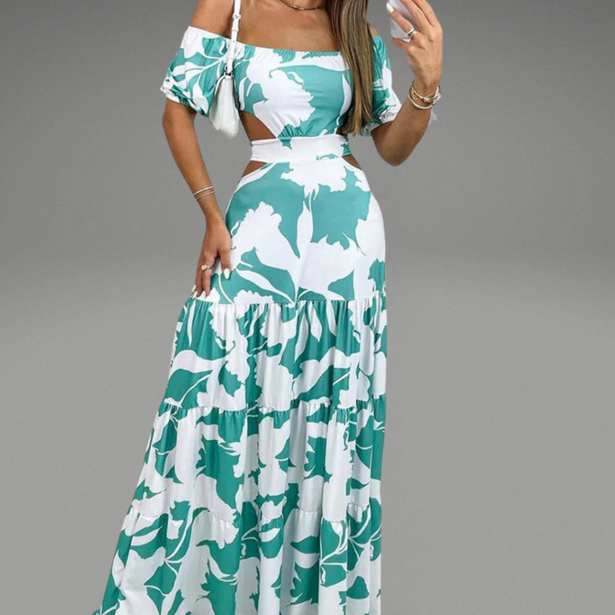 Hilma | Tätt Sittande Handgjord Klänning