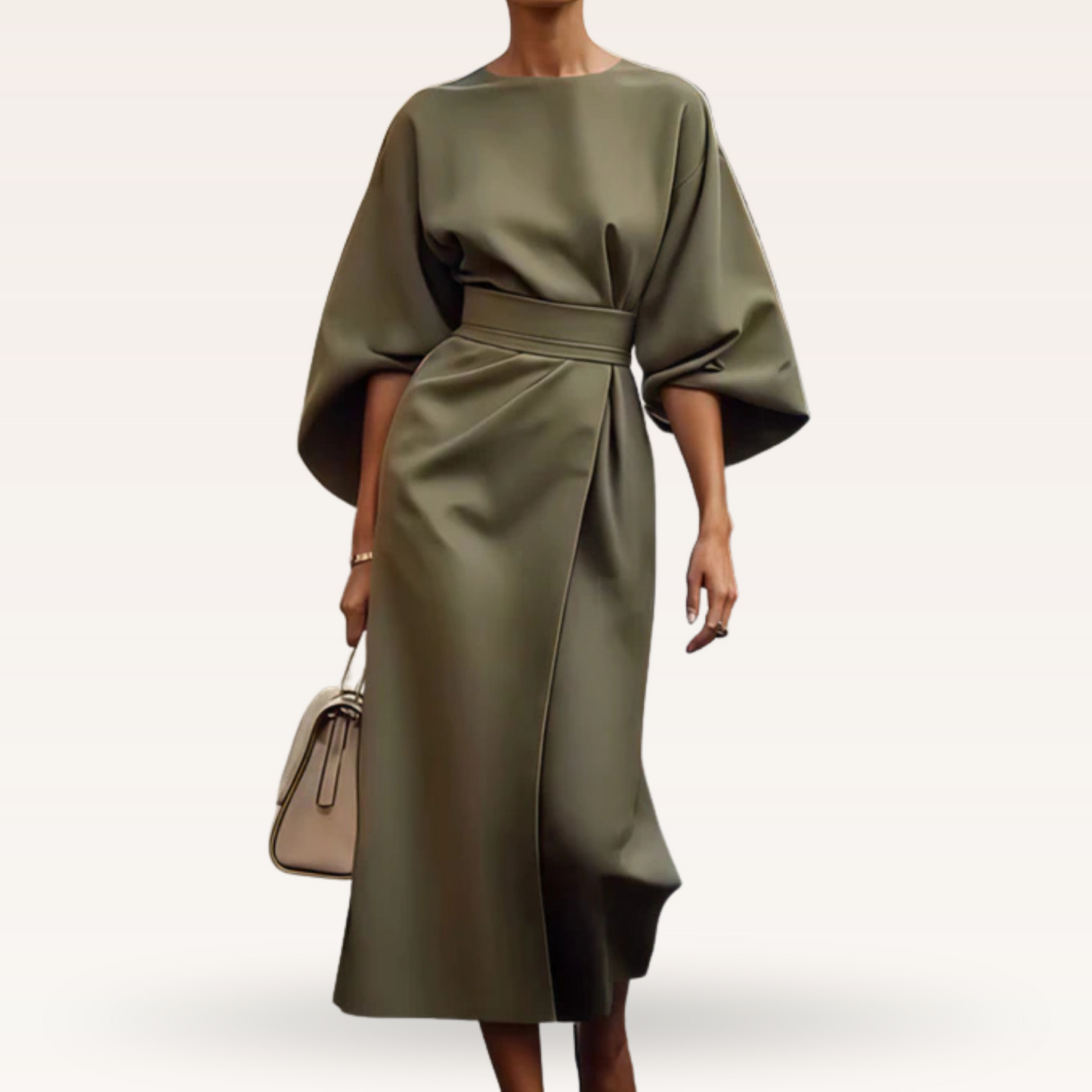 Maria | Elegant Sommarklänning Med Flödande Siluett