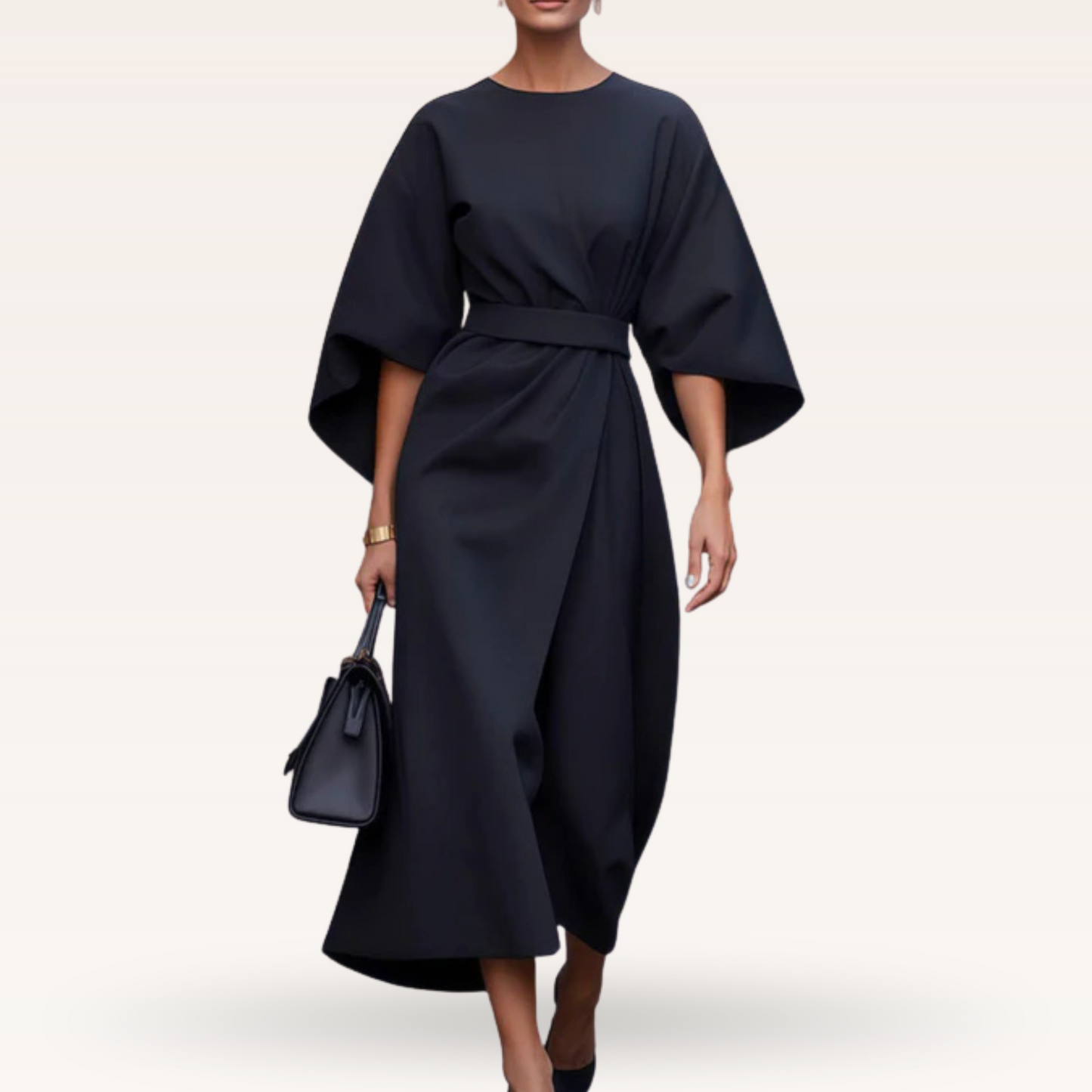 Maria | Elegant Sommarklänning Med Flödande Siluett