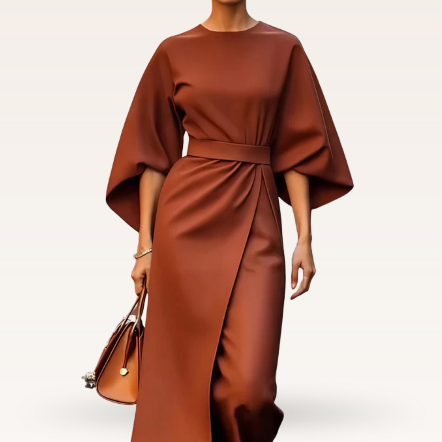 Maria | Elegant Sommarklänning Med Flödande Siluett