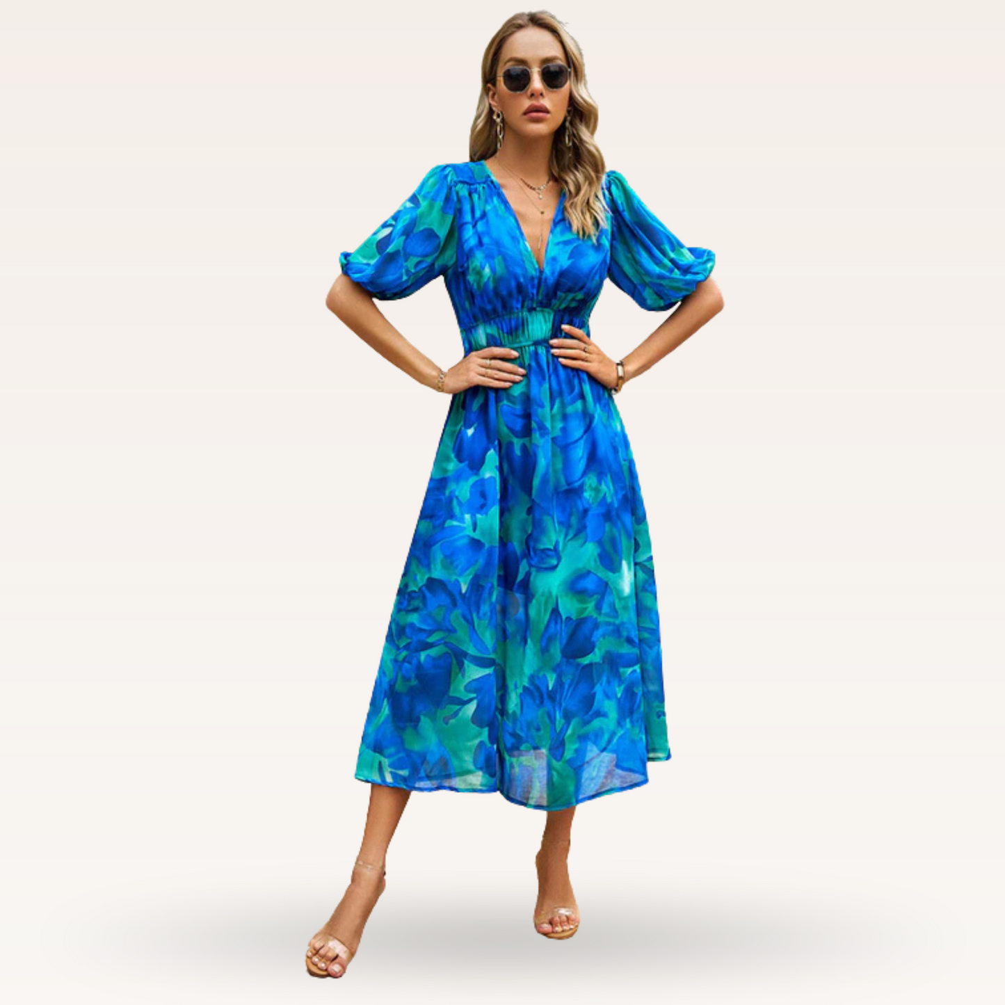 Julia | Romantisk Klänning Med En Somrig Känsla