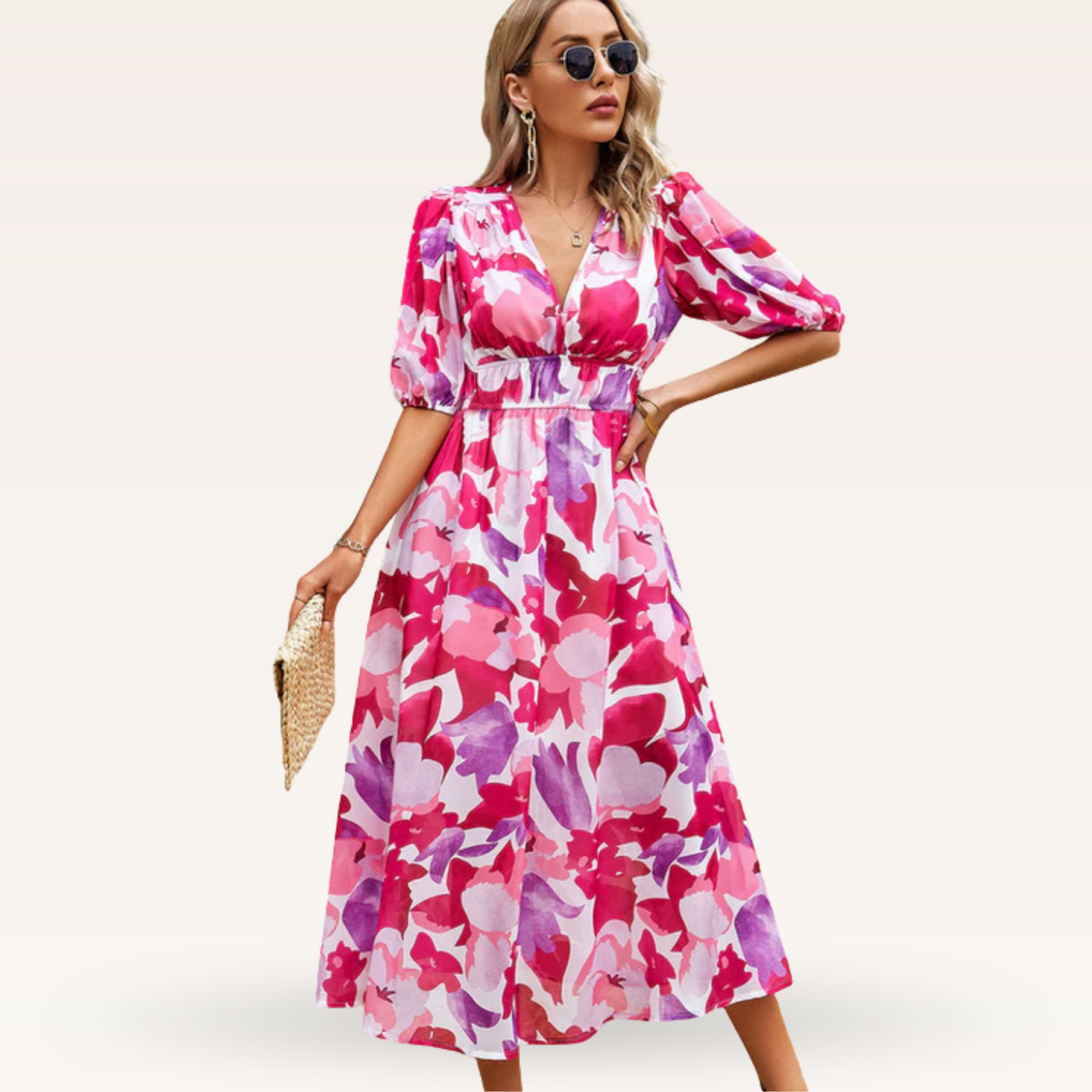 Julia | Romantisk Klänning Med En Somrig Känsla