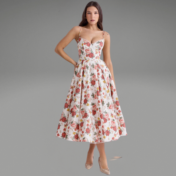 Helga | Robe Longue Élégante