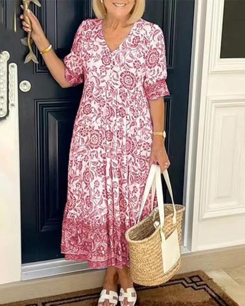 Astrid | Tidlös Luftig Och Elegant Klänning