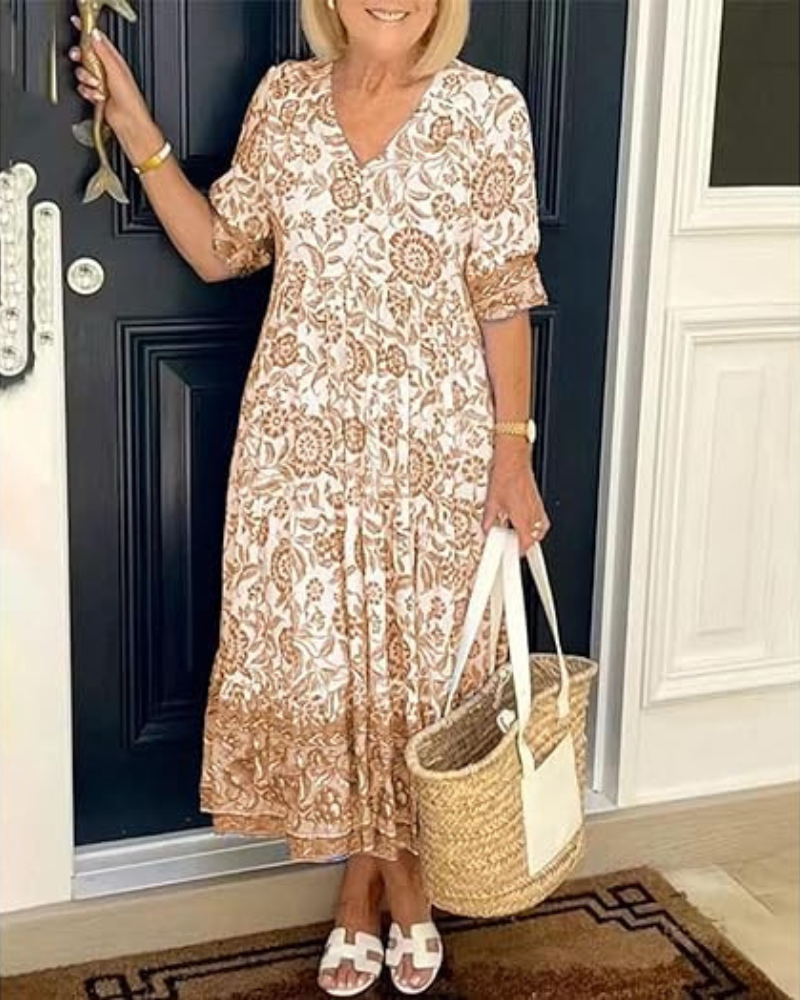 Astrid | Tidlös Luftig Och Elegant Klänning