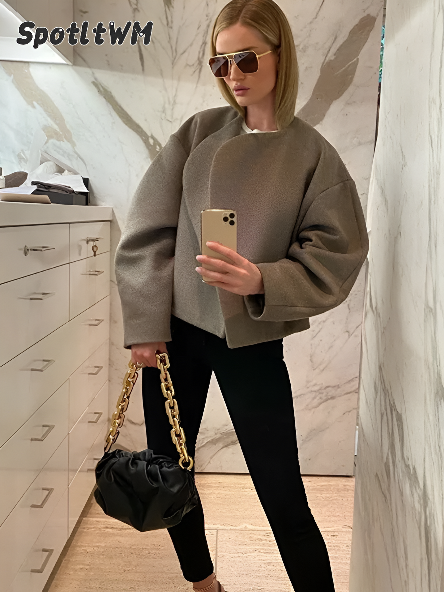 Marie | Casual varm ullkappa för kvinnor