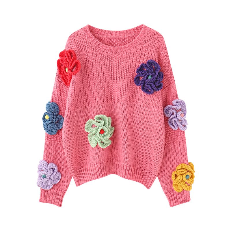 Cato | Vintage 3D-blomma tröja