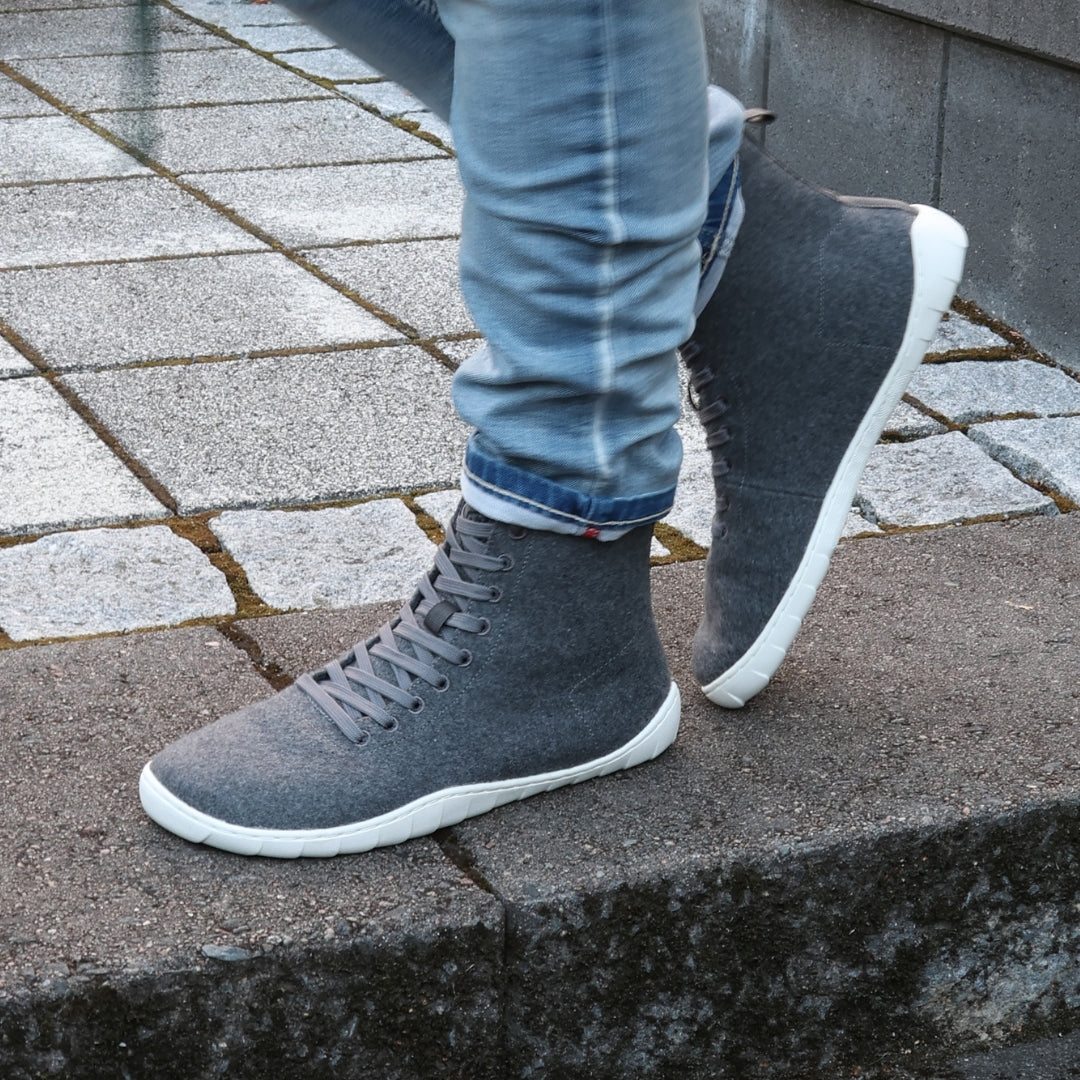 Tunto | Lättviktsfiltsneakers i återvunnet material för hösten