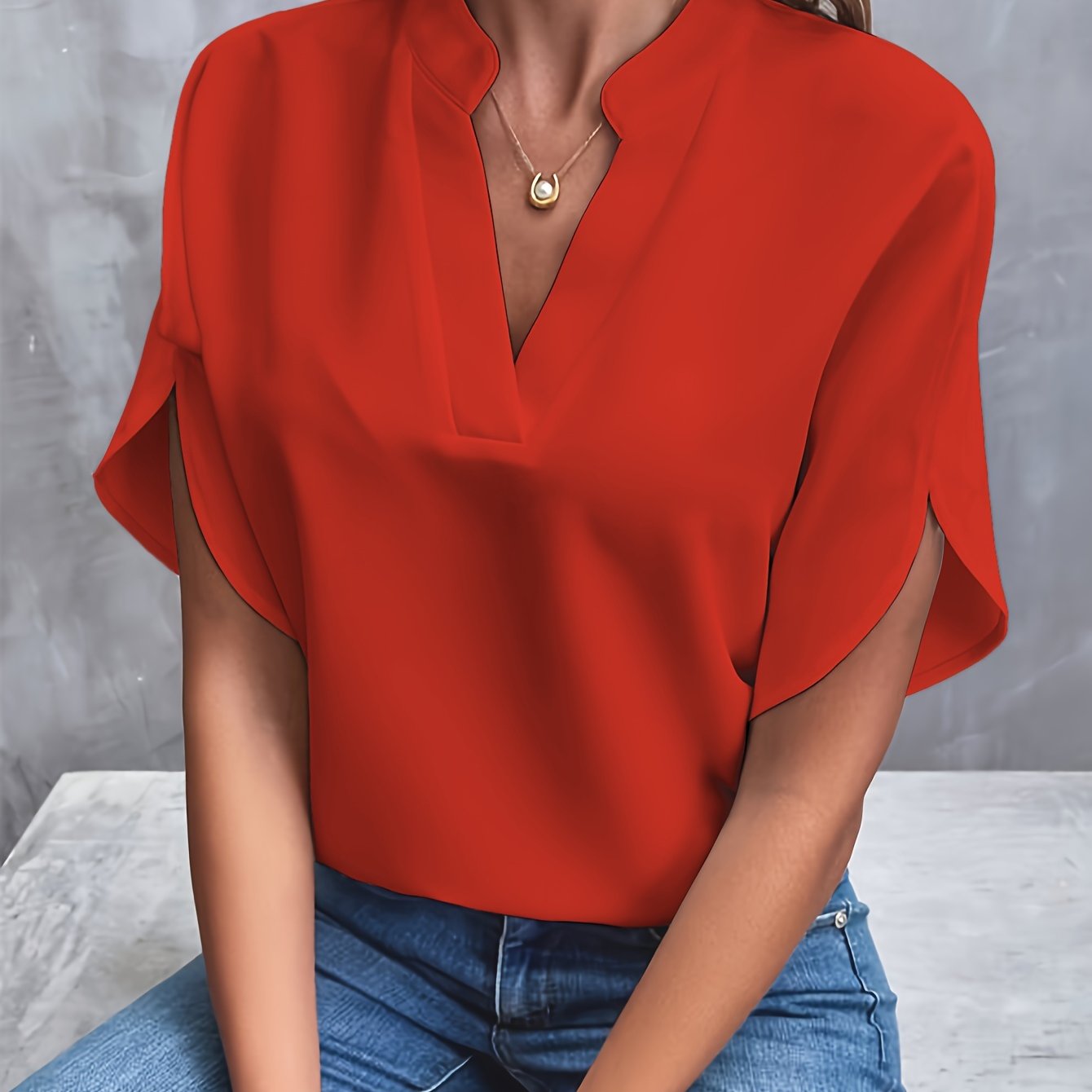Vivi | Elegant Lätt Blus För Kvinnor