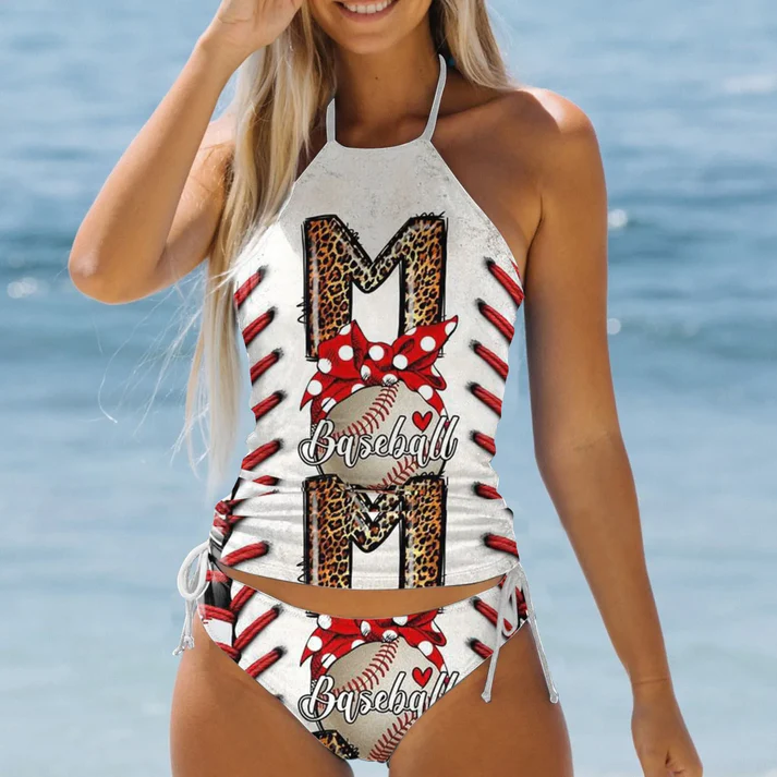 Tanki - Tankini Monokini Baddräkt Tvådelad
