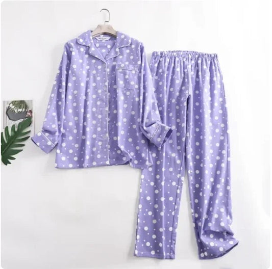 CozyDream | Bekvämt 2-delat pyjamasset i ljusa färger