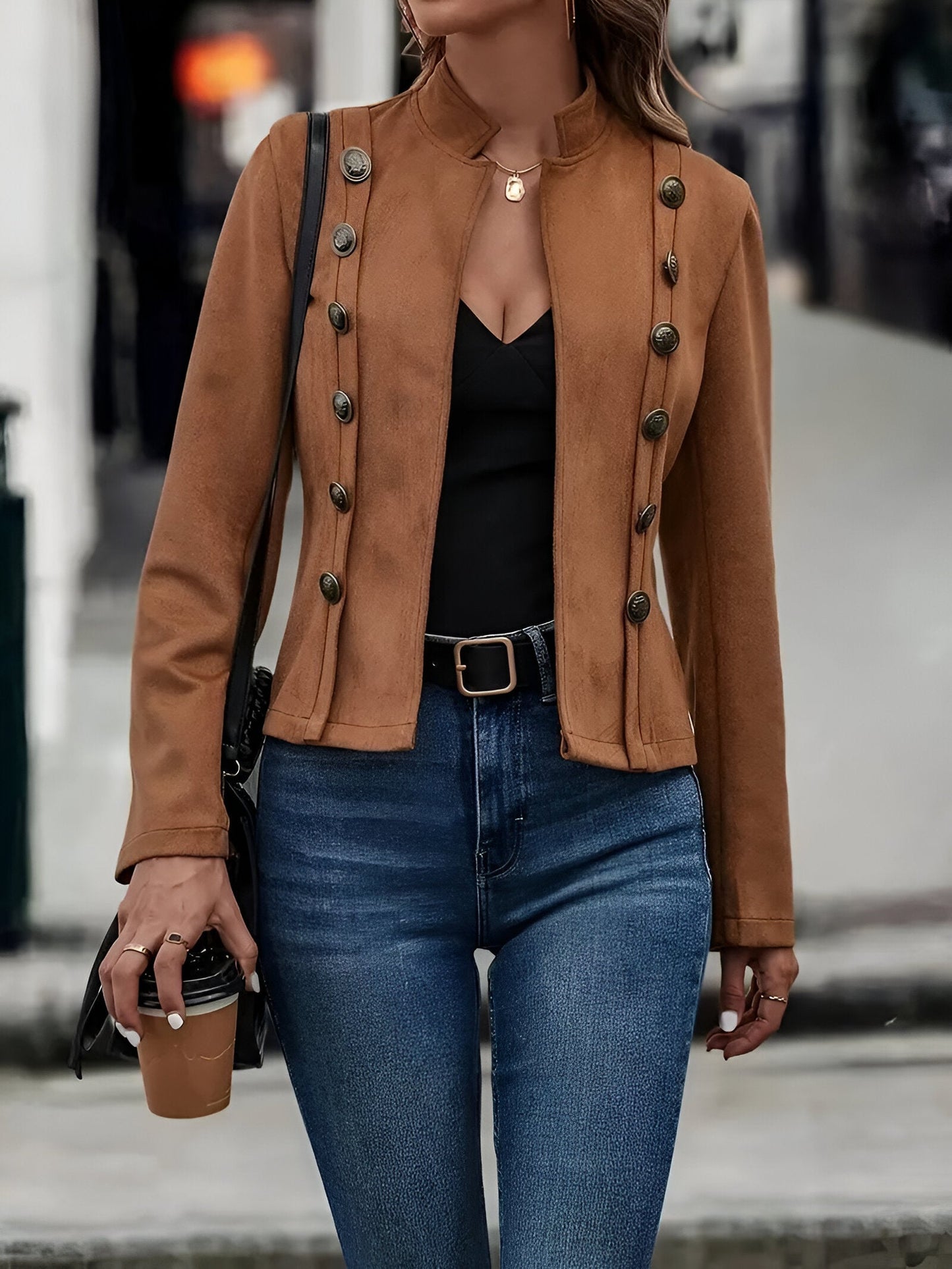 Johanna | Dubbelknäppt vintagejacka