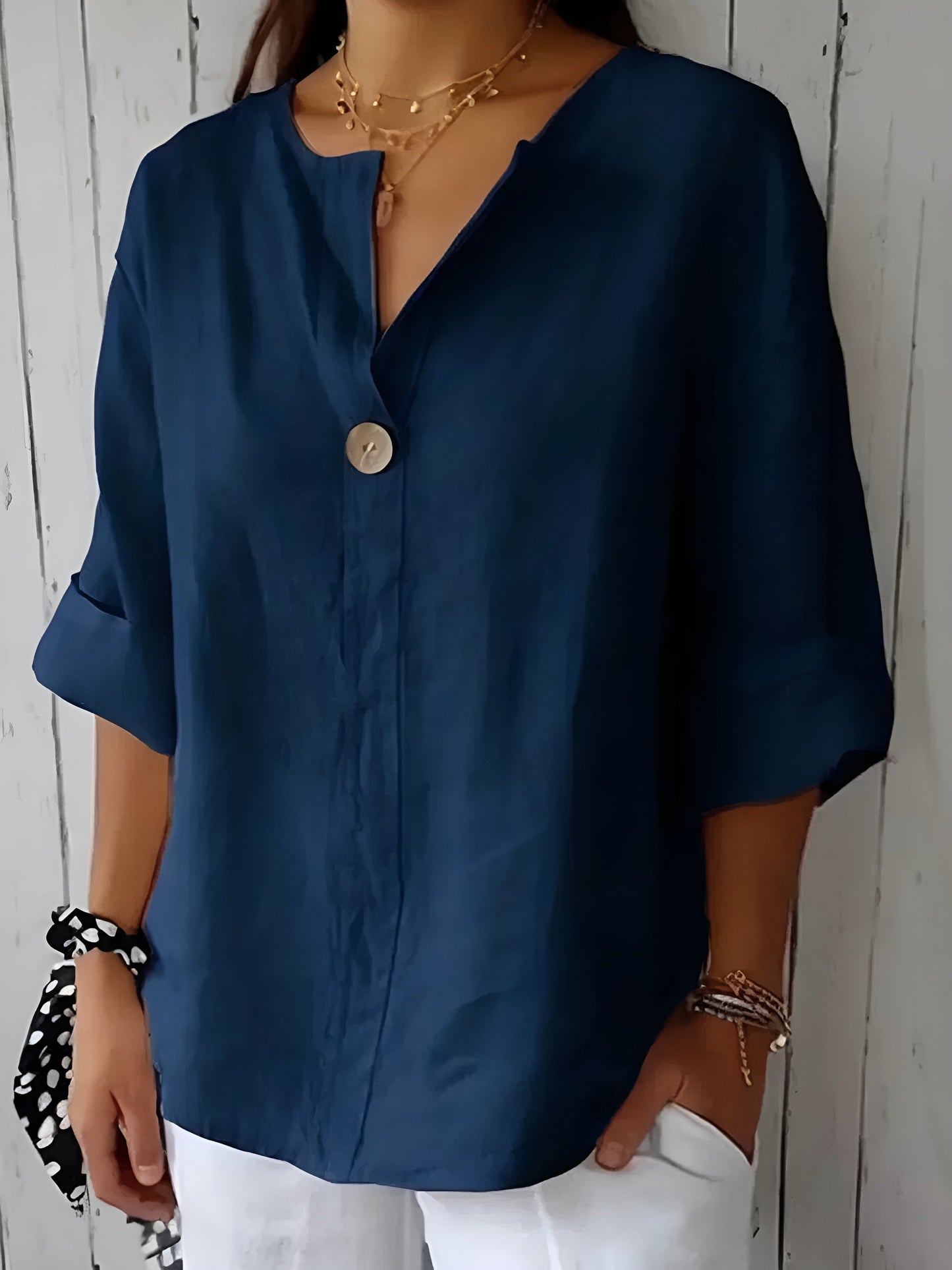 Lina | Avslappnad Chic Blus