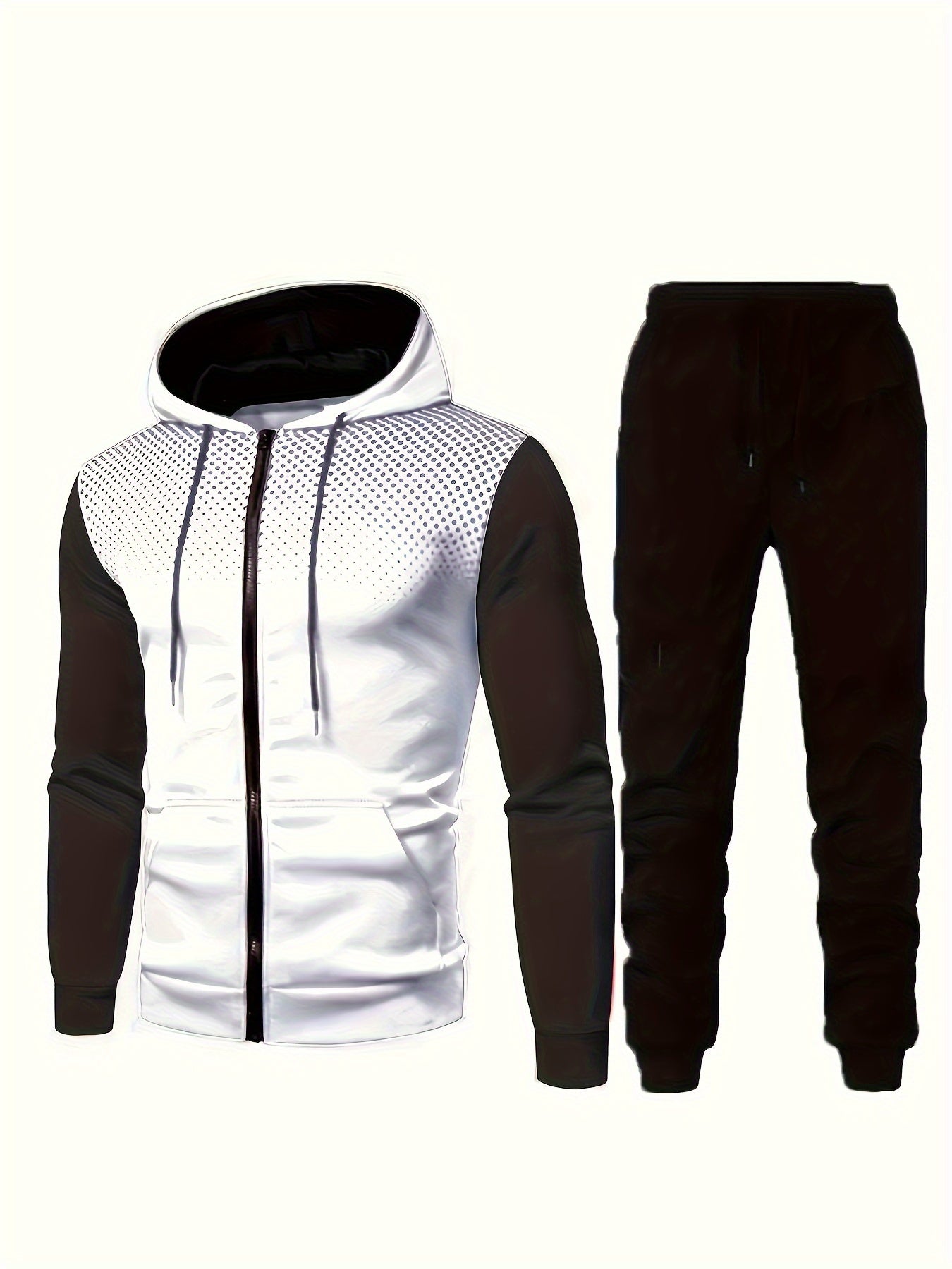 Brody | Slim Fit Huva Tröja Och Joggingbyxor Tracksuit Set