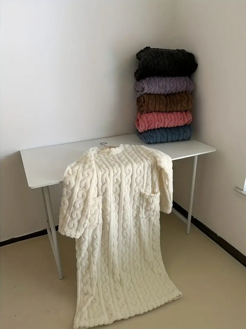 Remo - Mysig långärmad badrock