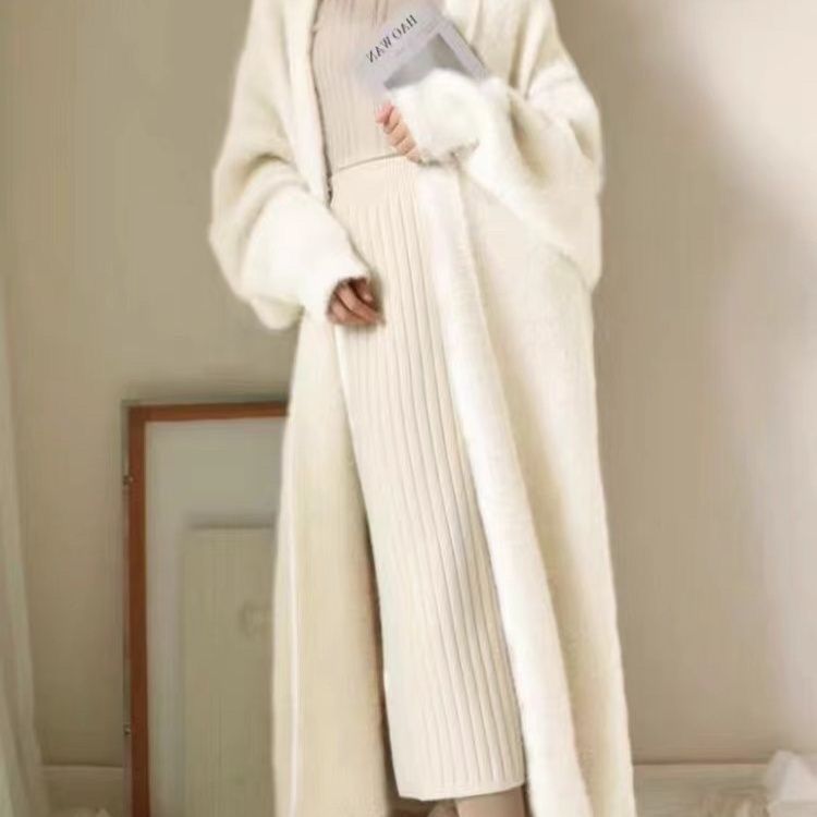 Kimba | Vit lång cardigan