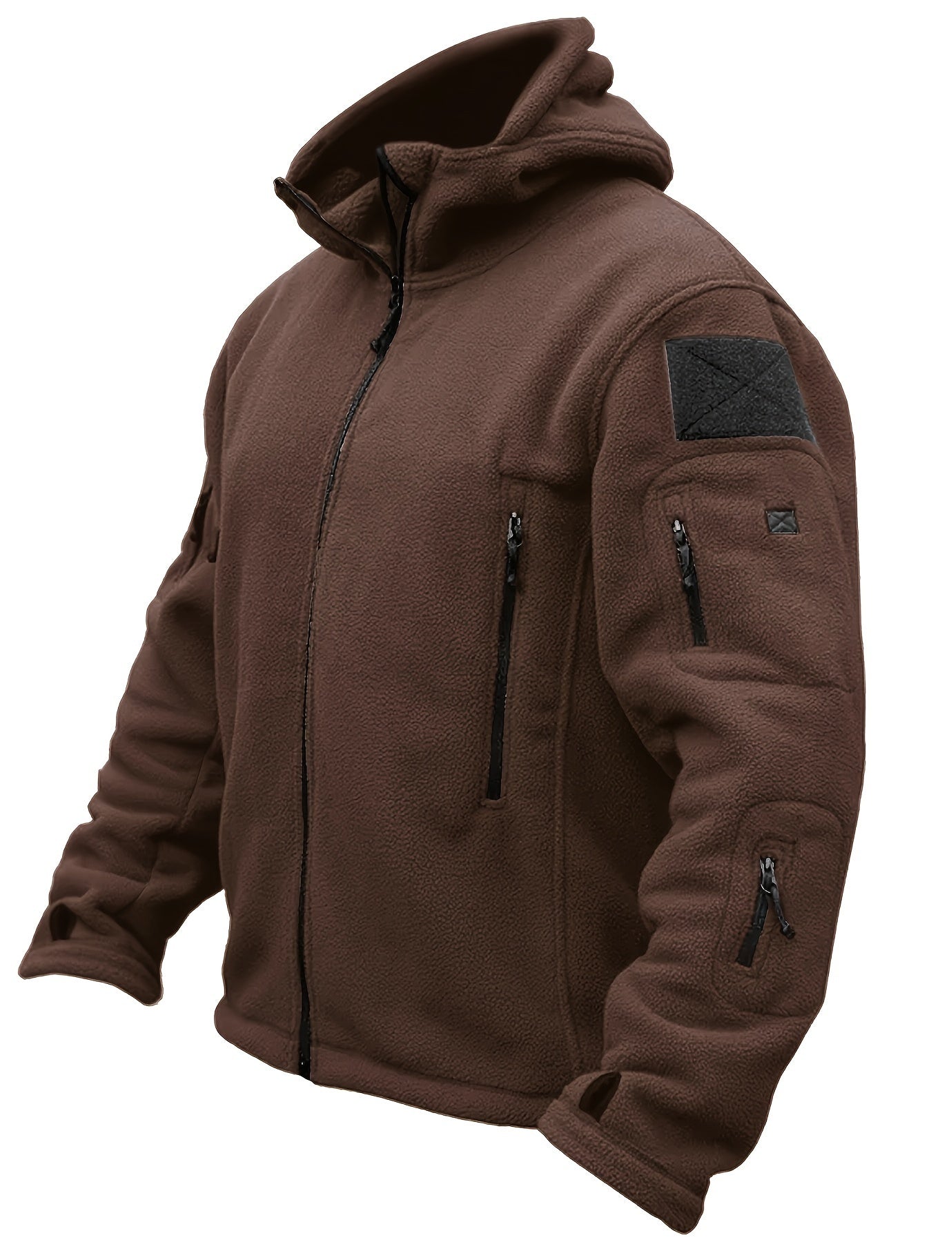 Vilhelm | Varm och Hållbar Militärinspirerad Fleecehoodie