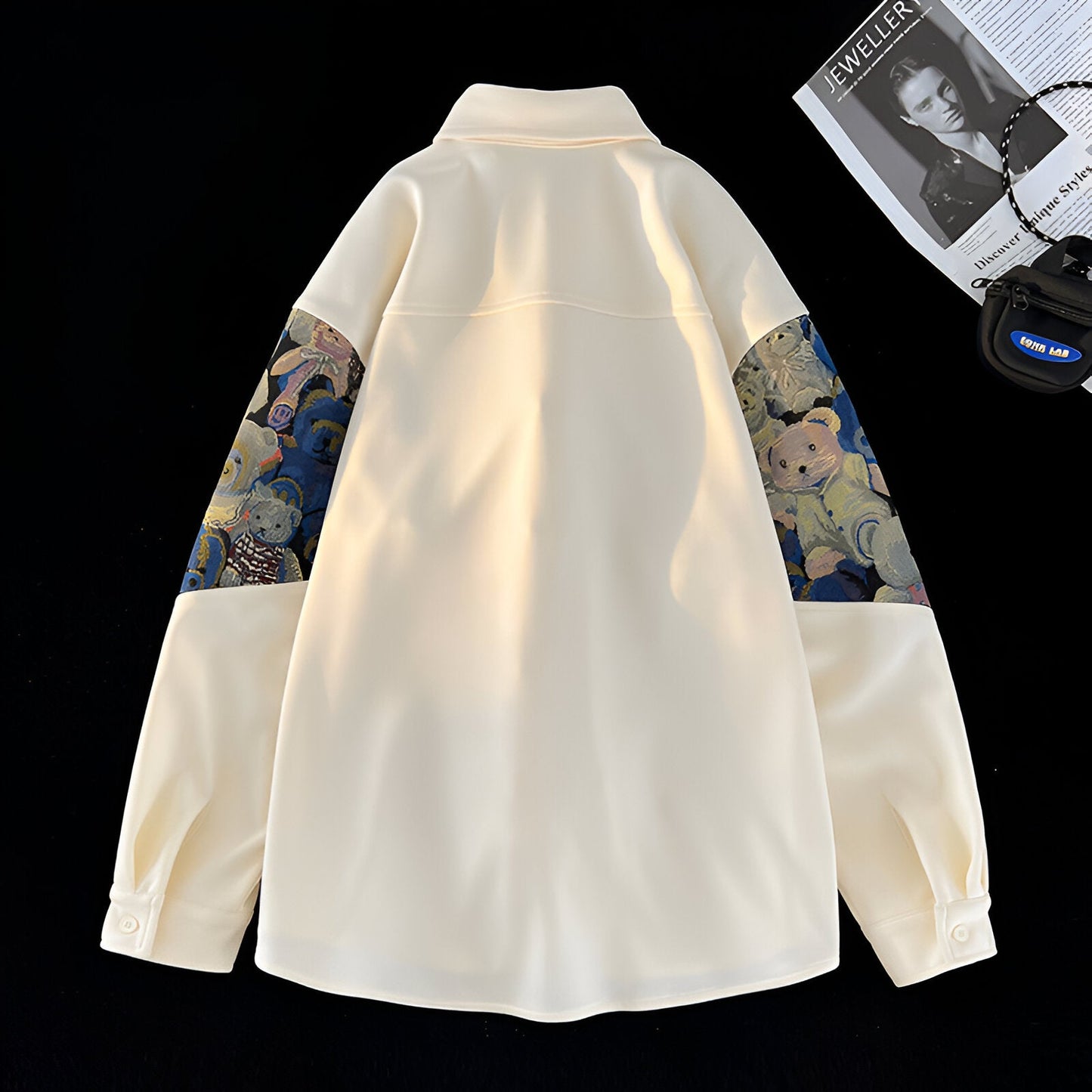 Max | Retroinspirerad skjorta med broderad björn