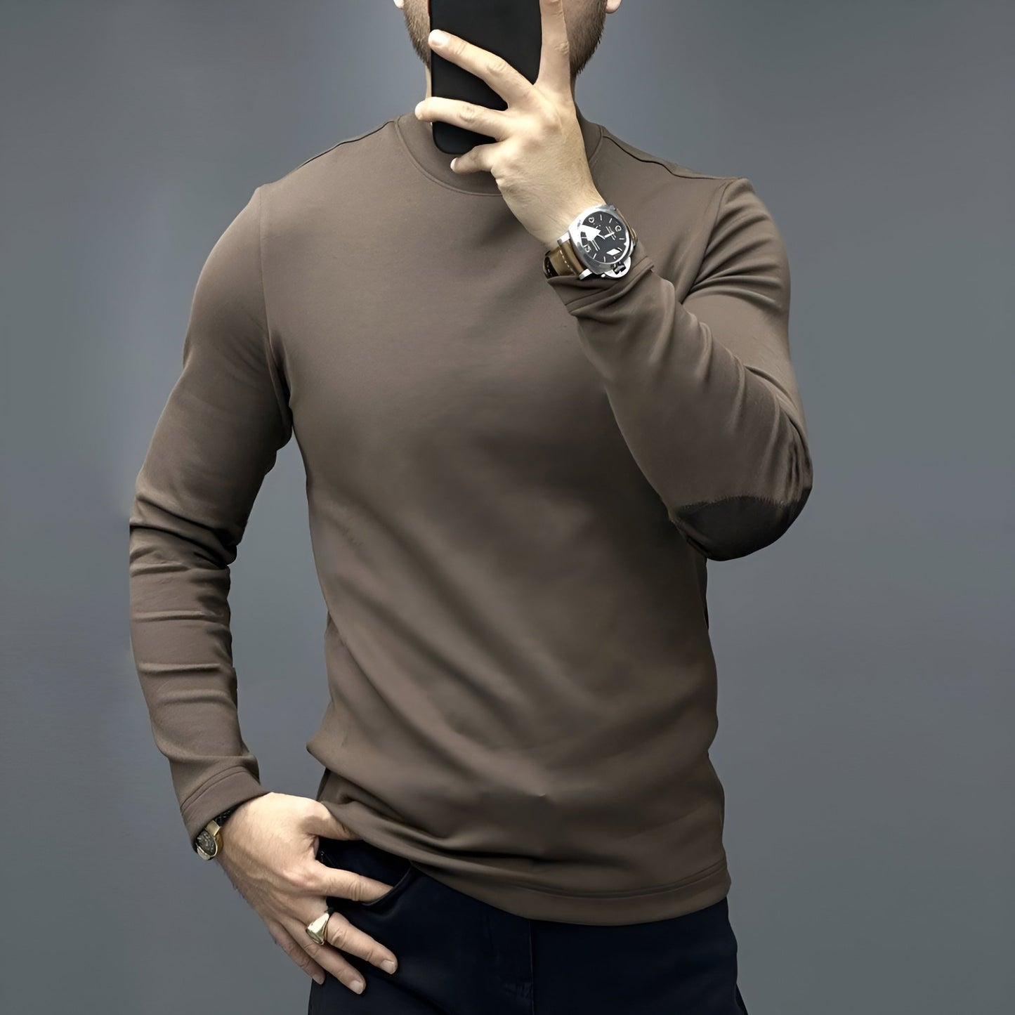 Karl | Stilren Premium Långärmad Tröja