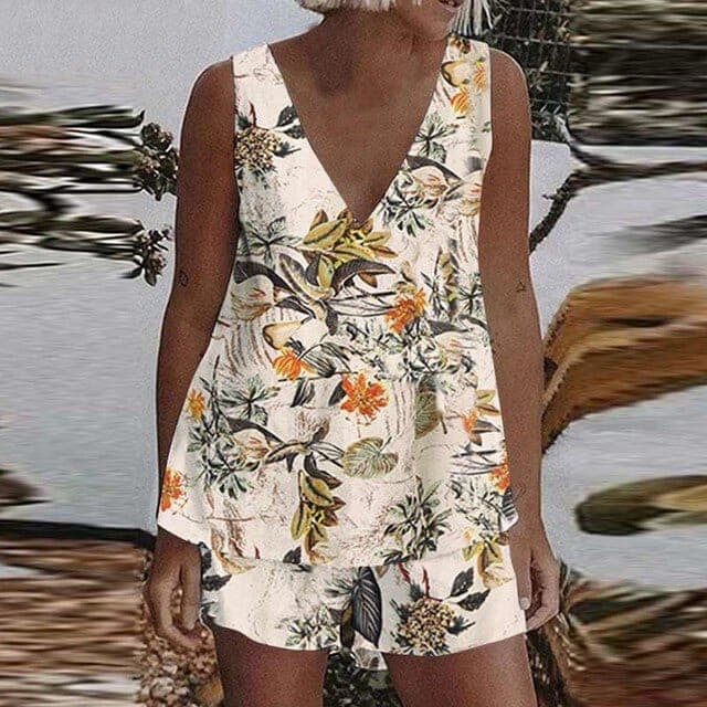 Amy - Set med 2 linne och short
