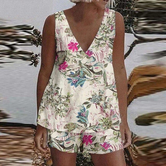 Amy - Set med 2 linne och short