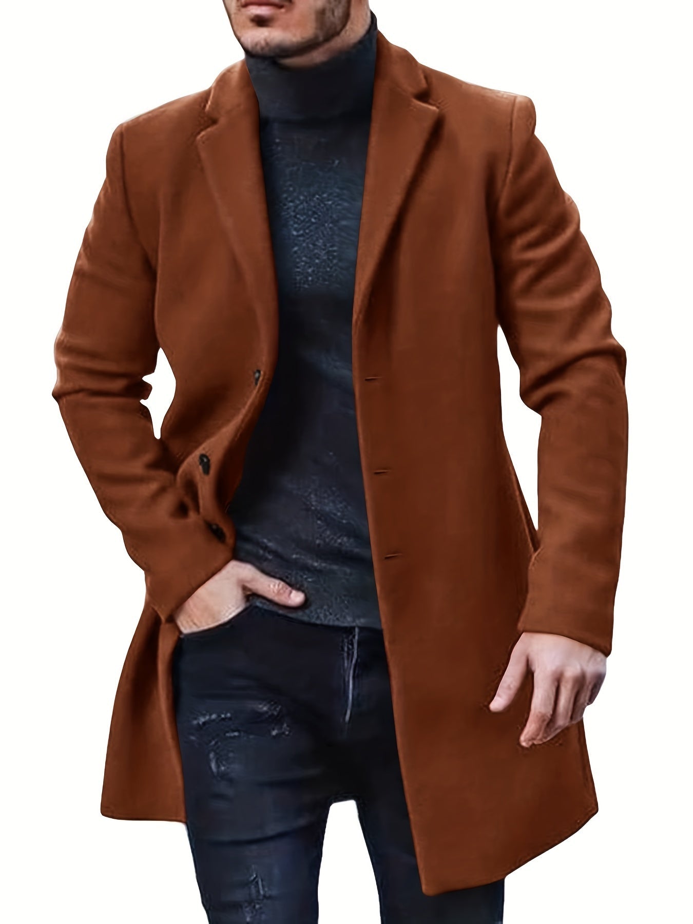 Claude | Varm Trench Overcoat Med Retro Stil