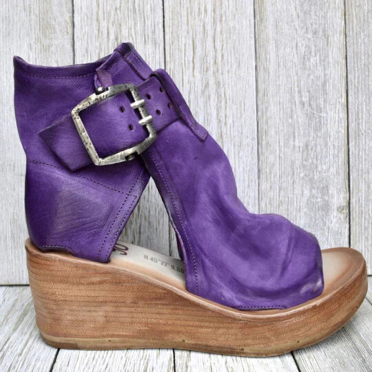 Auria - Boho kilade sandaler för kvinnor