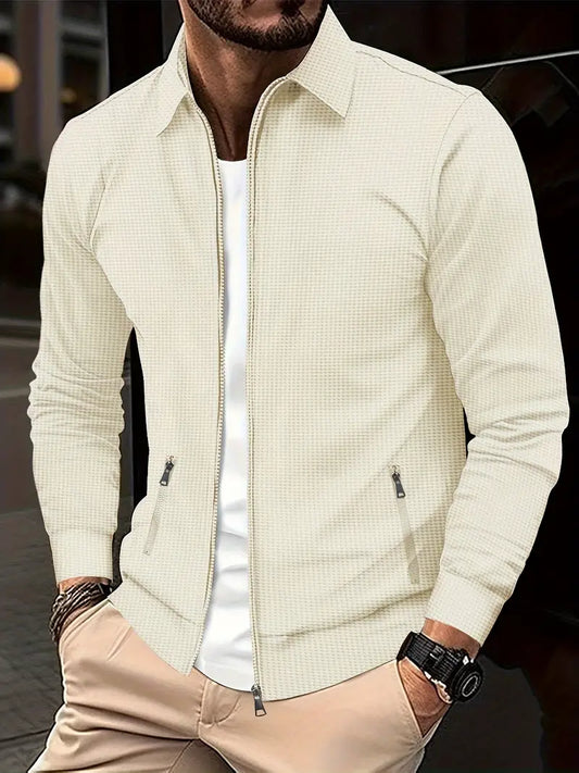 Noel | Overshirt Med Dragkedja – Stilren Ytterjacka