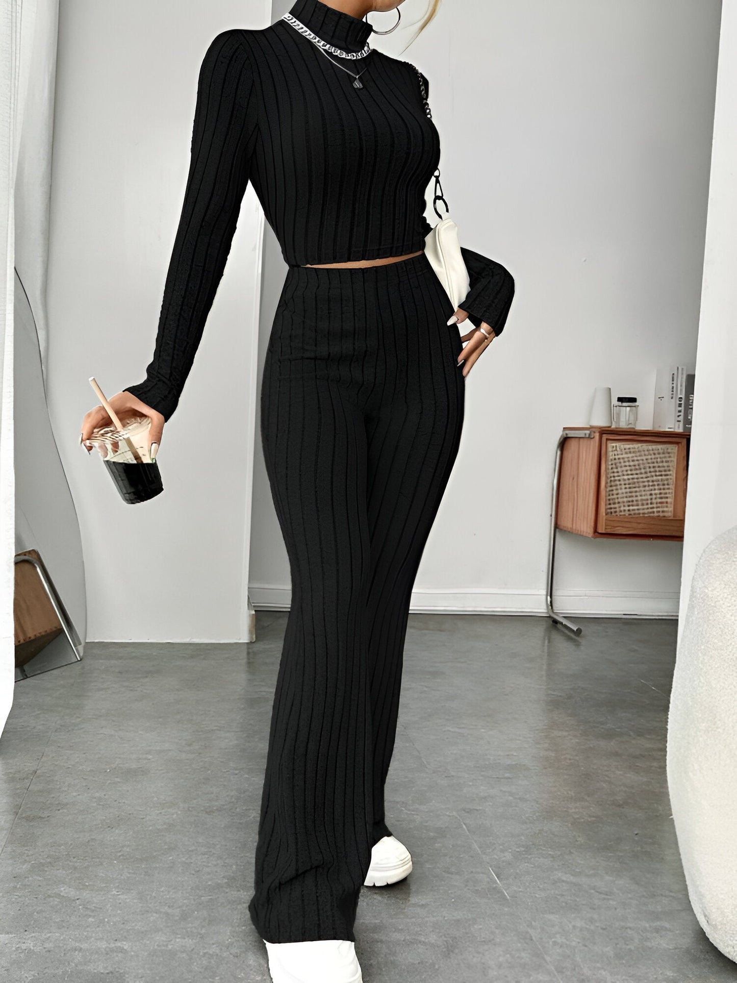 Verena | Bekvämt och snyggt stickat 2-delat set