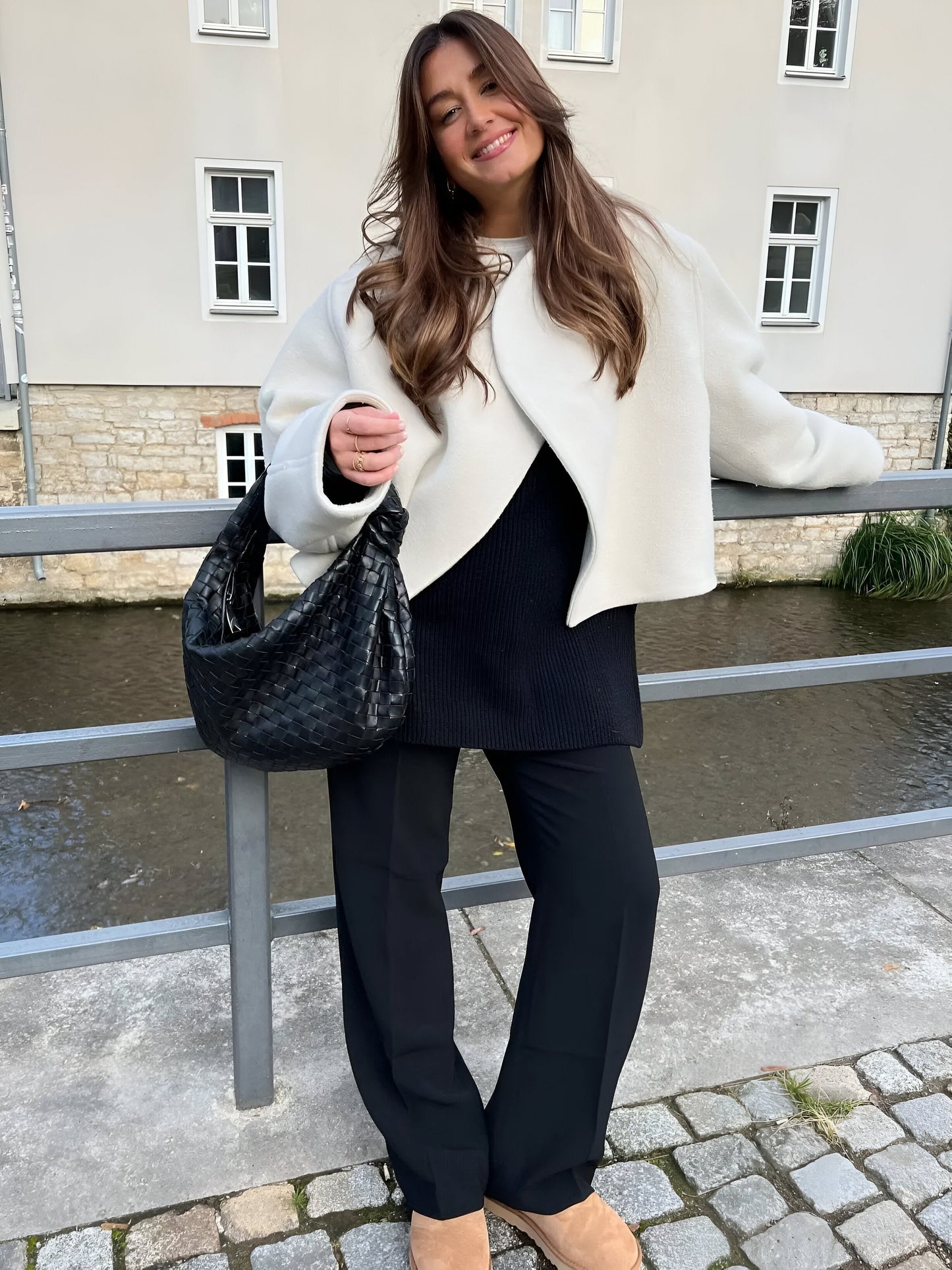 Marie | Casual varm ullkappa för kvinnor