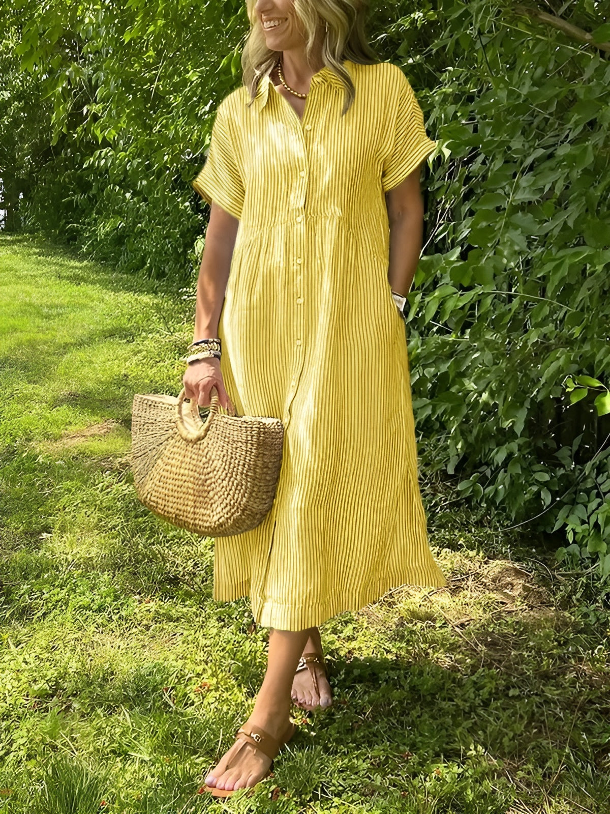 Nora | Elegant Maxiklänning Med Flödande Passform