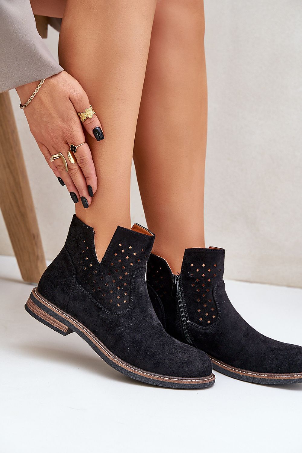 Veronica | ankelboots i eco-mocka