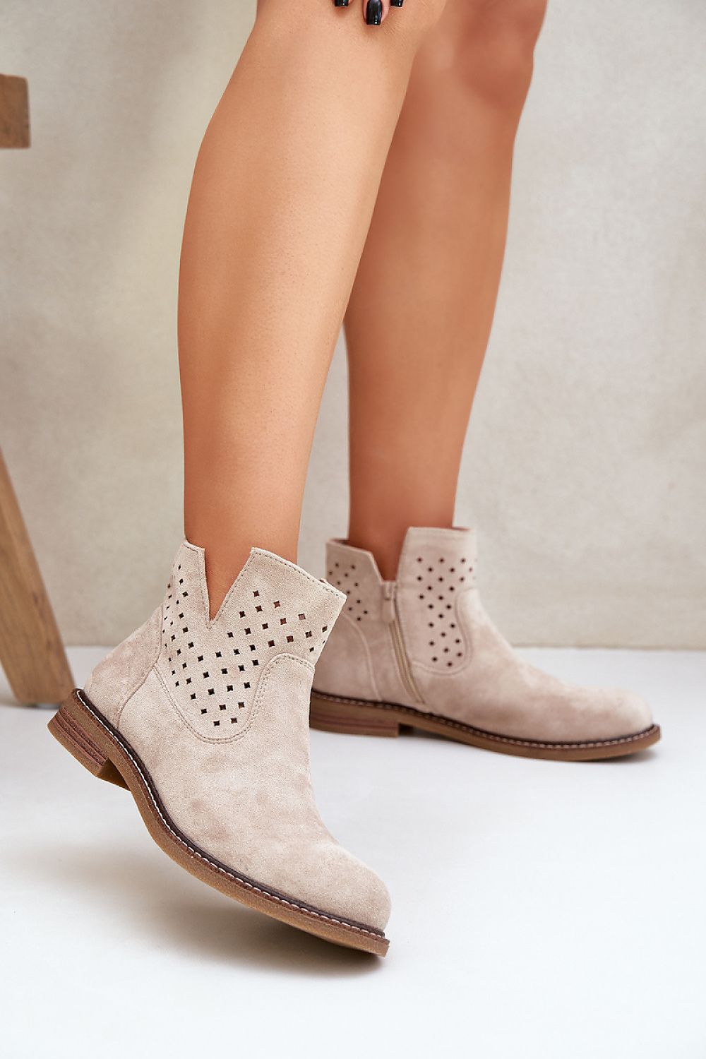Veronica | ankelboots i eco-mocka