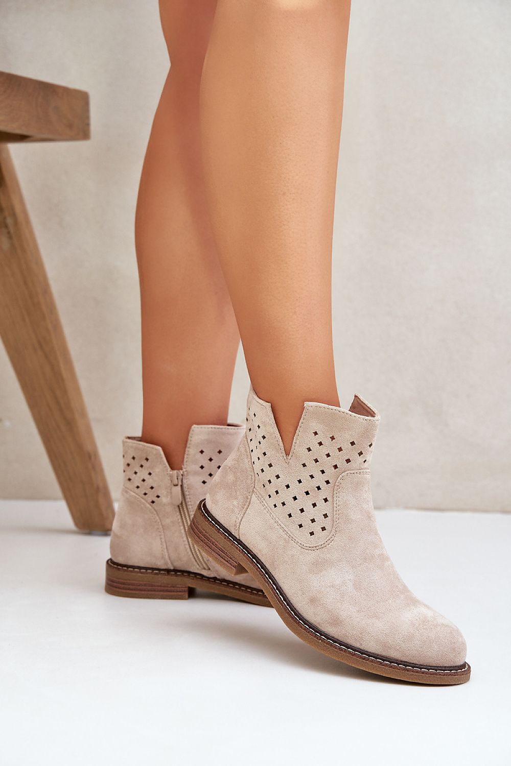 Veronica | ankelboots i eco-mocka