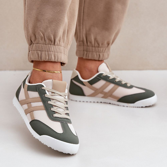 Mariana | låga sneakers i mesh och eco-läder