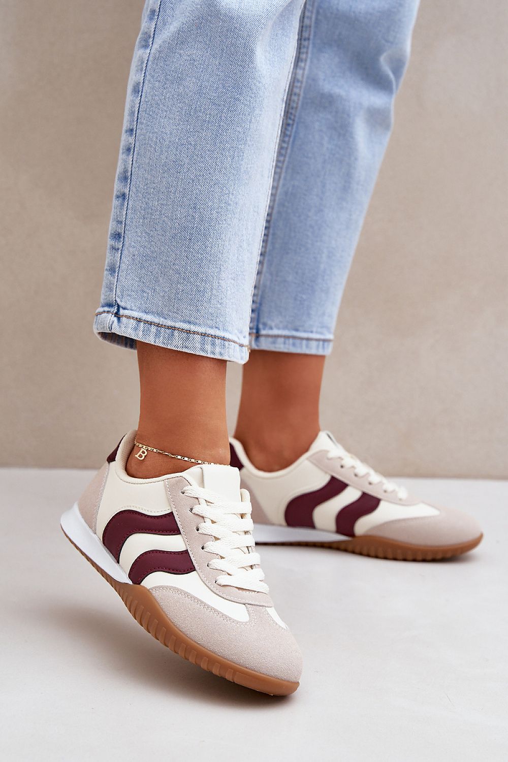 Clara | låga sneakers i eco-läder